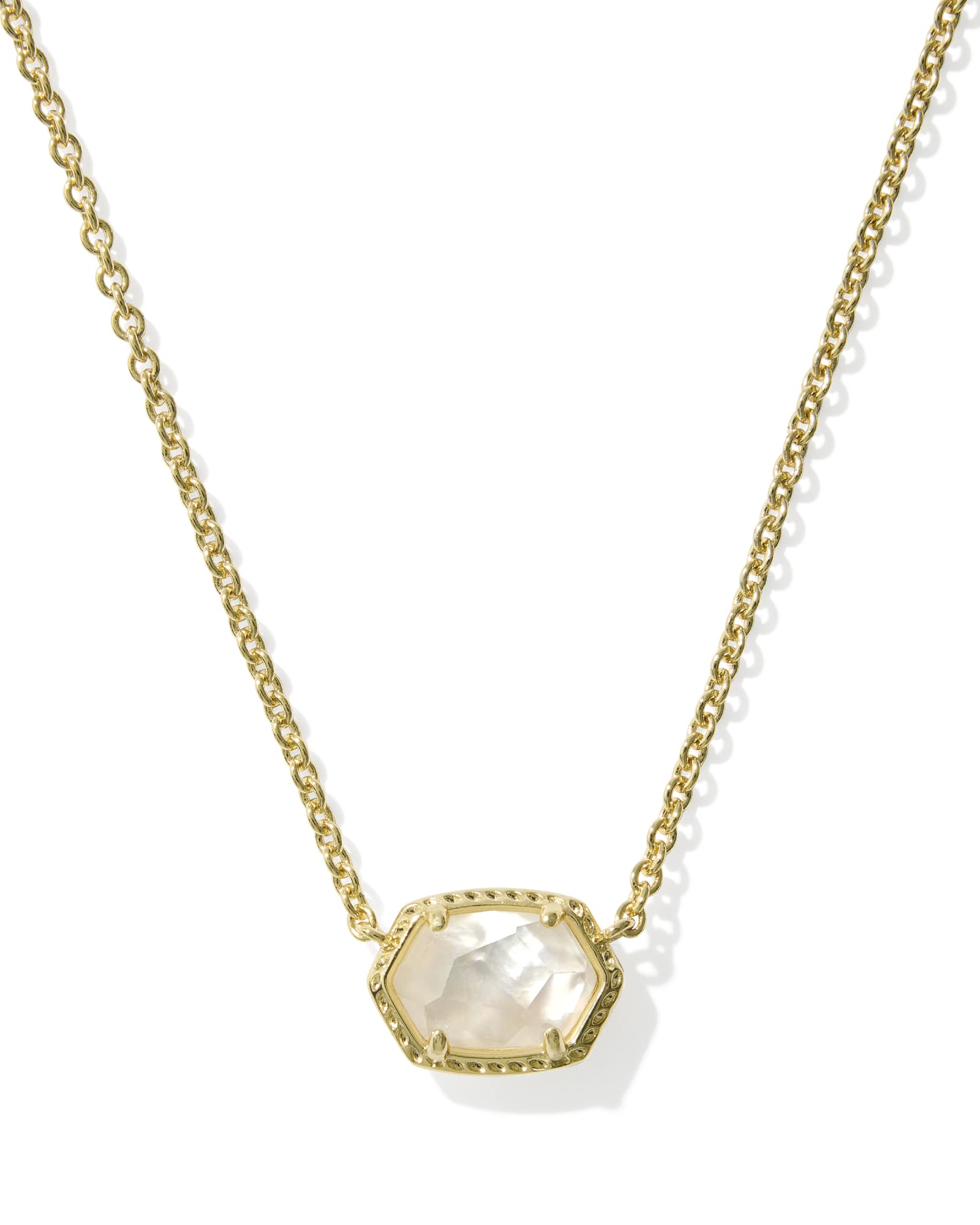 Daphne Frame Short Pendant Necklace - Brazos Avenue Market 