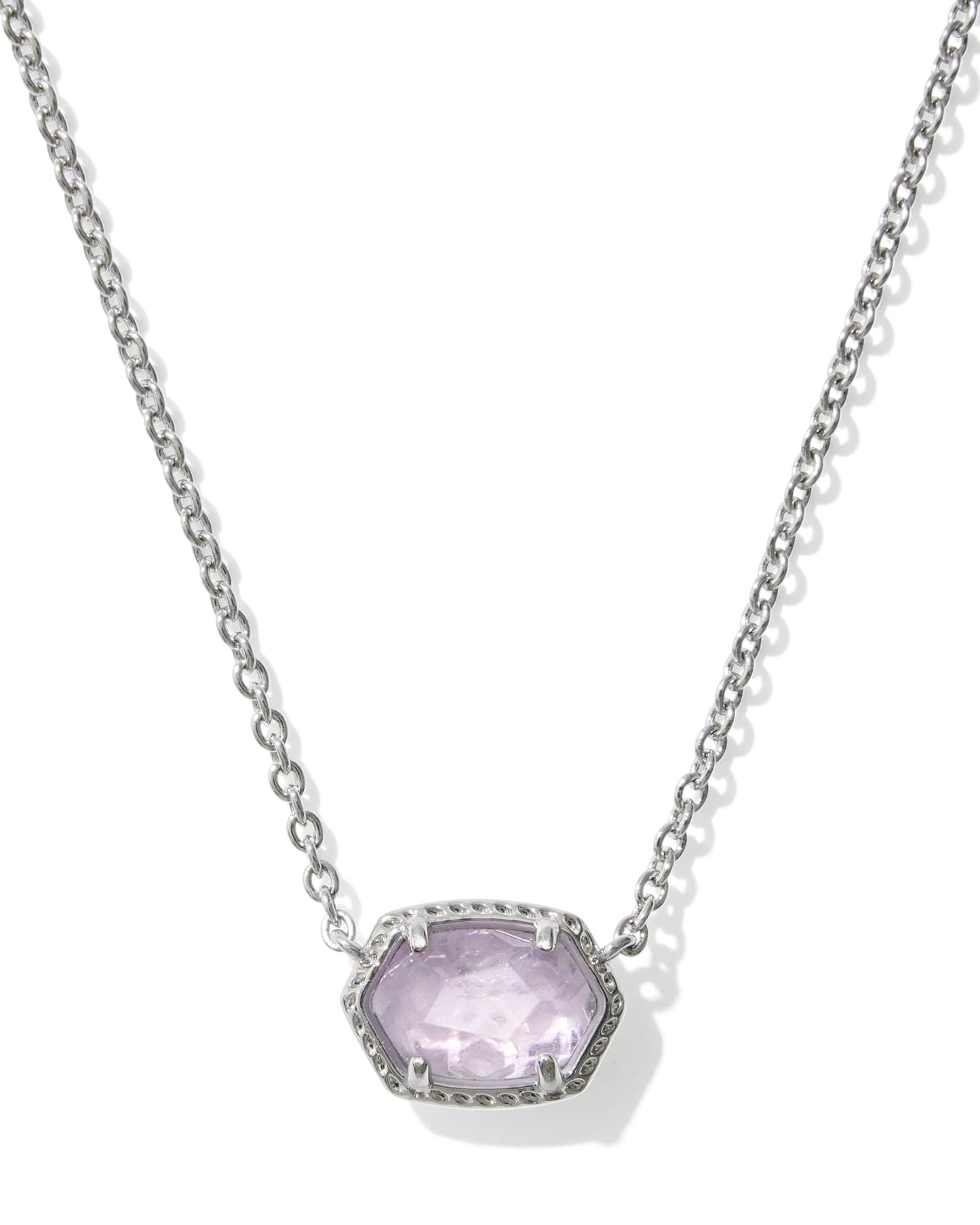 Daphne Frame Short Pendant Necklace - Brazos Avenue Market 