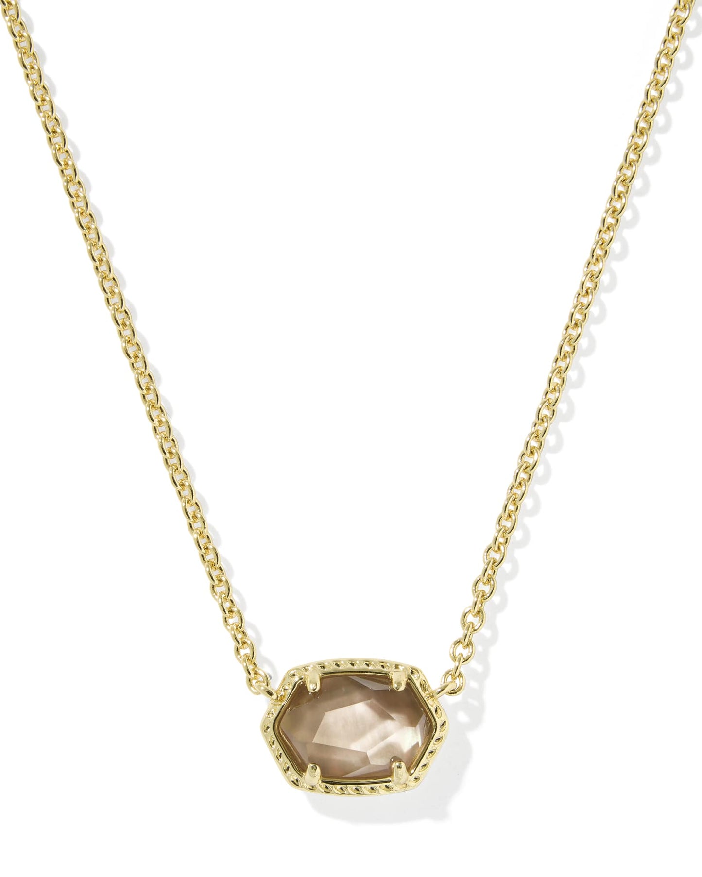 Daphne Frame Short Pendant Necklace - Brazos Avenue Market 
