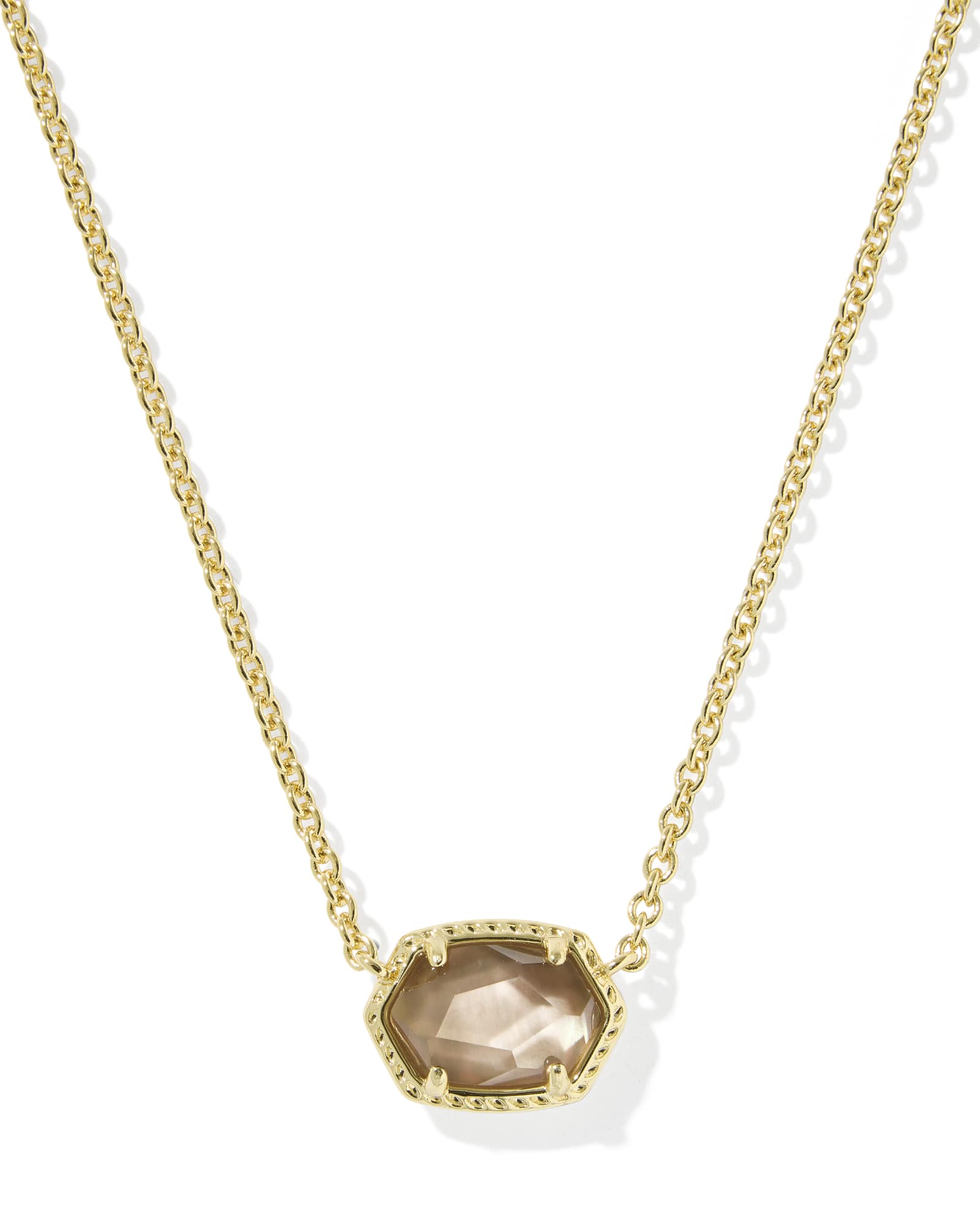 Daphne Frame Short Pendant Necklace - Brazos Avenue Market 