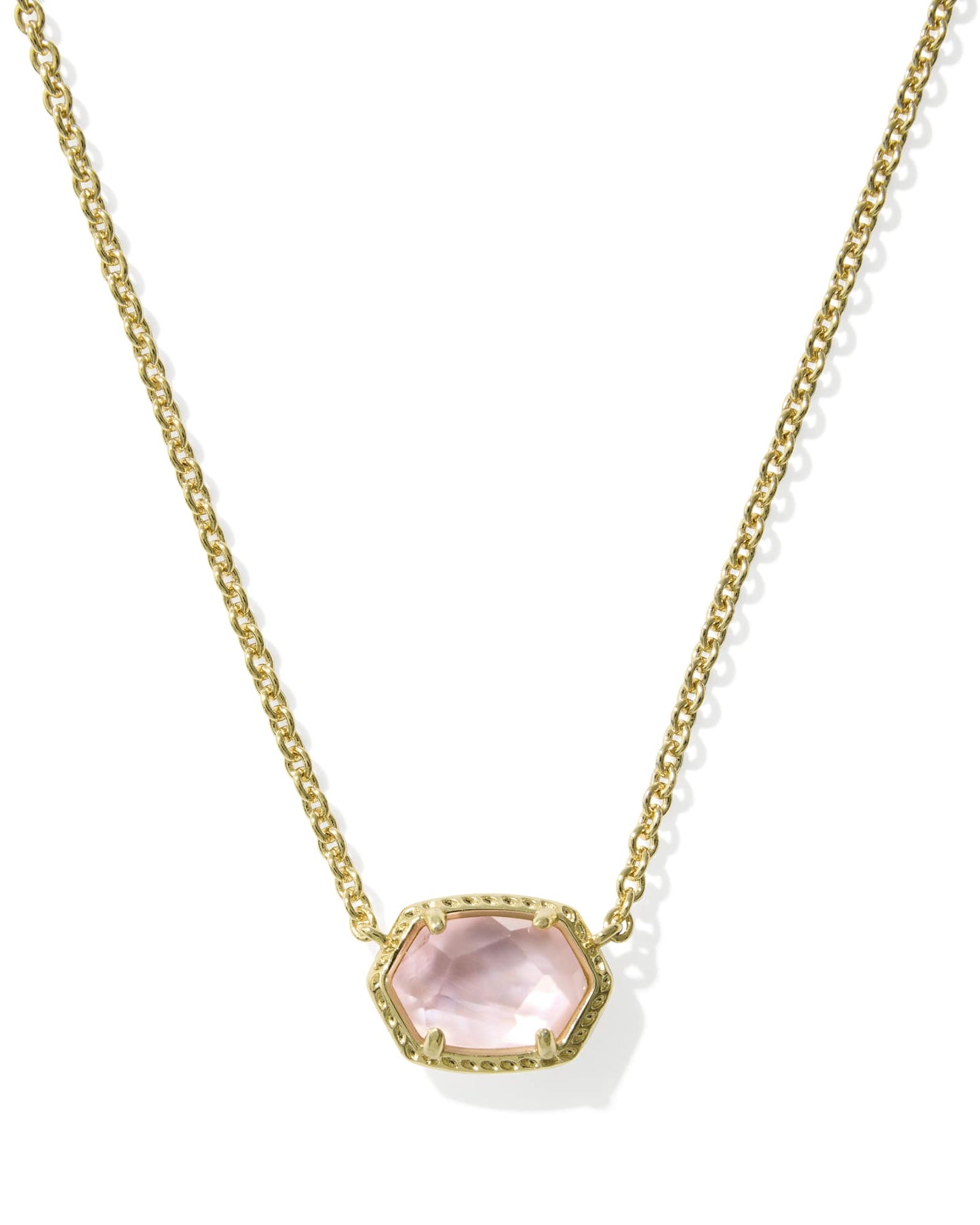 Daphne Frame Short Pendant Necklace - Brazos Avenue Market 
