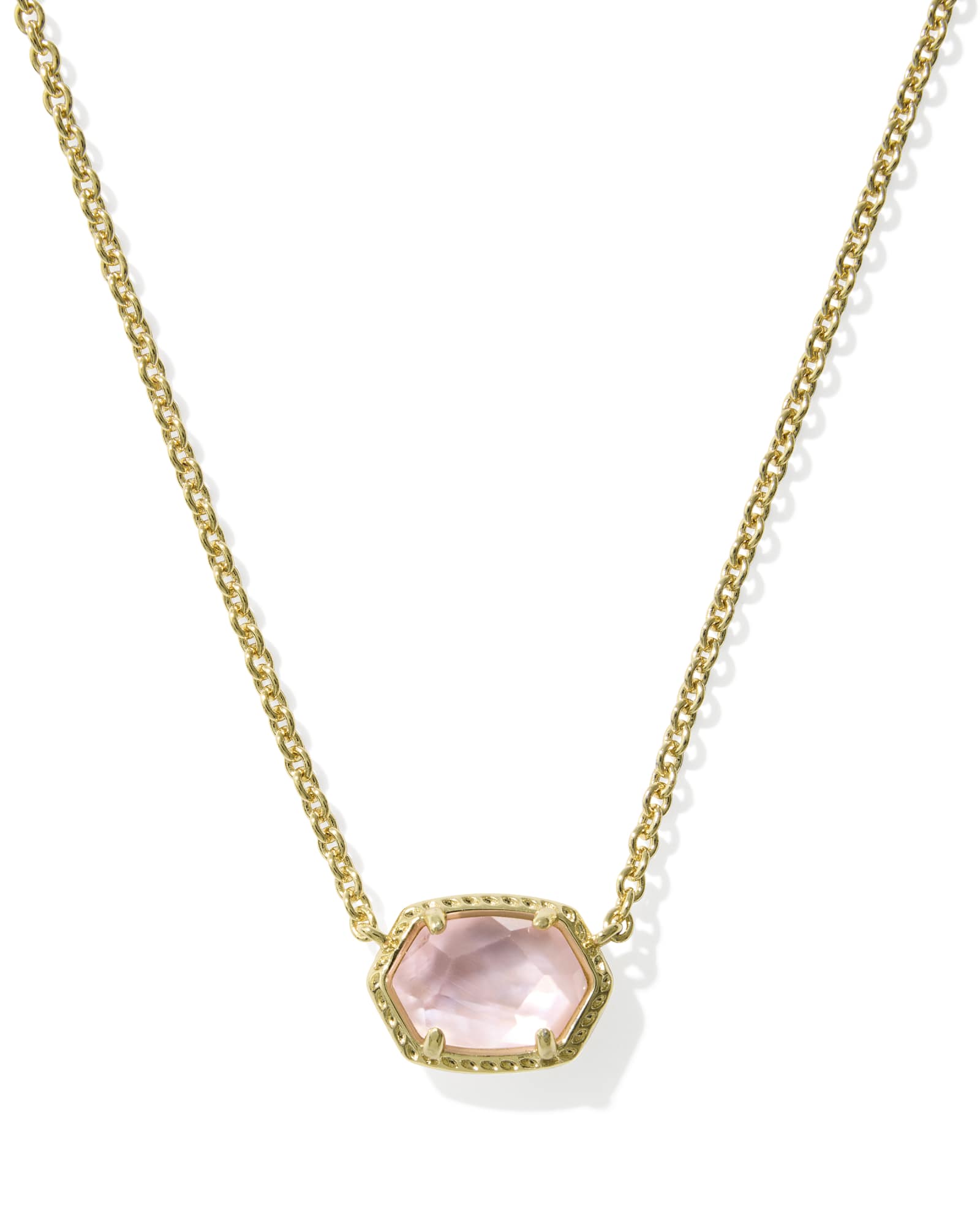 Daphne Frame Short Pendant Necklace - Brazos Avenue Market 