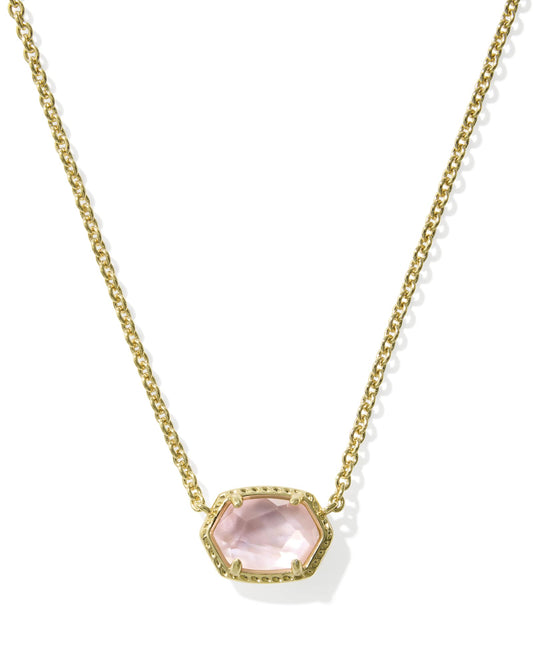 Daphne Frame Short Pendant Necklace - Brazos Avenue Market 