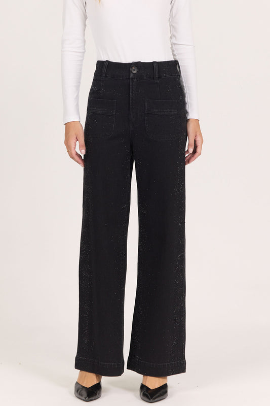 Dear John Audrey Jeans - Black Stardust