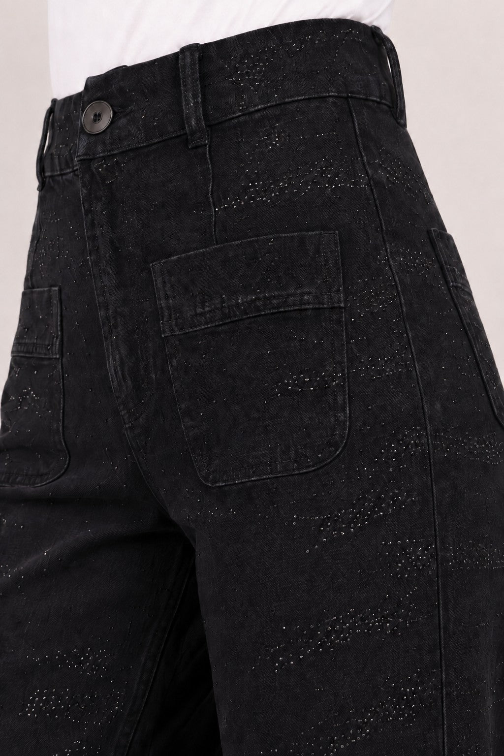 Dear John Audrey Jeans - Black Stardust