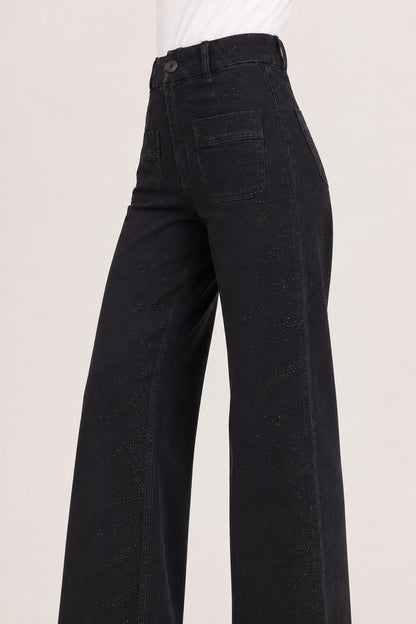 Dear John Audrey Jeans - Black Stardust