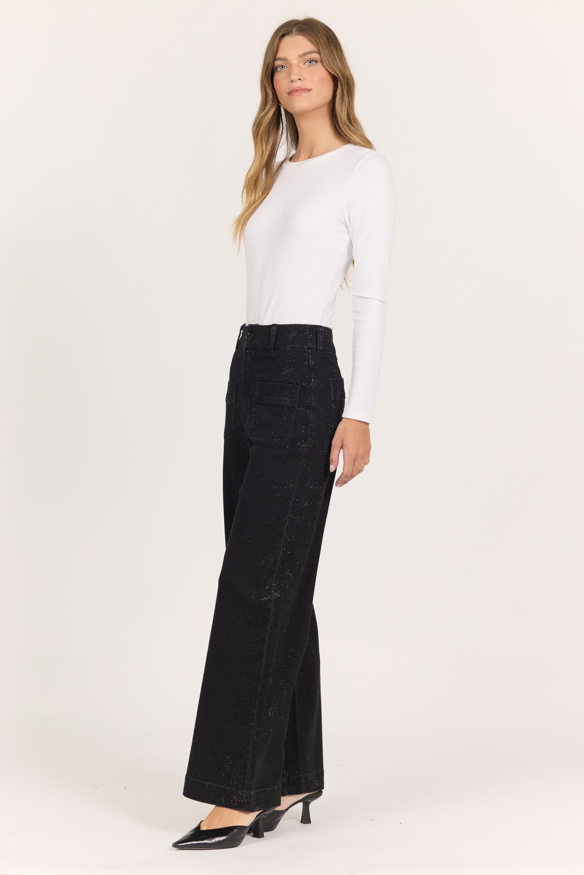 Dear John Audrey Jeans - Black Stardust