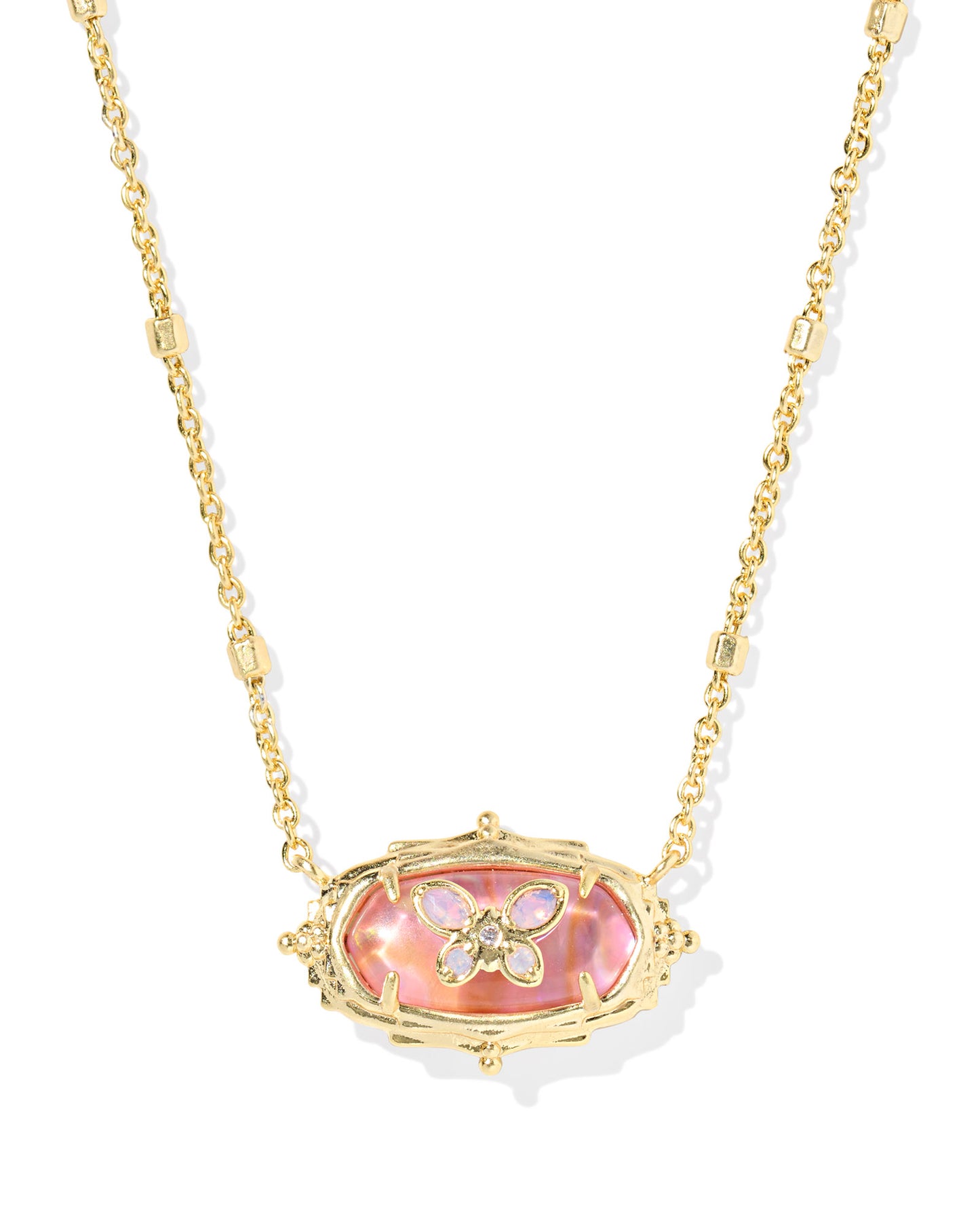 Dolly Parton Elissa Butterfly Short Pendant Necklace - Brazos Avenue Market 