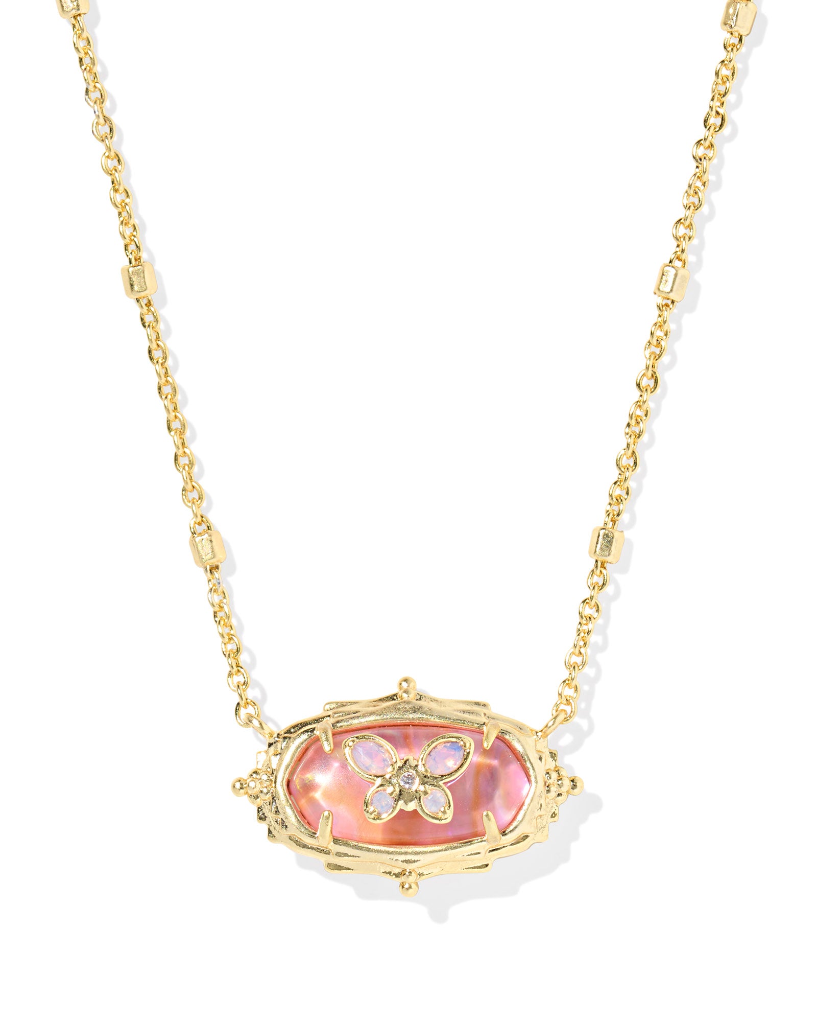 Dolly Parton Elissa Butterfly Short Pendant Necklace - Brazos Avenue Market 