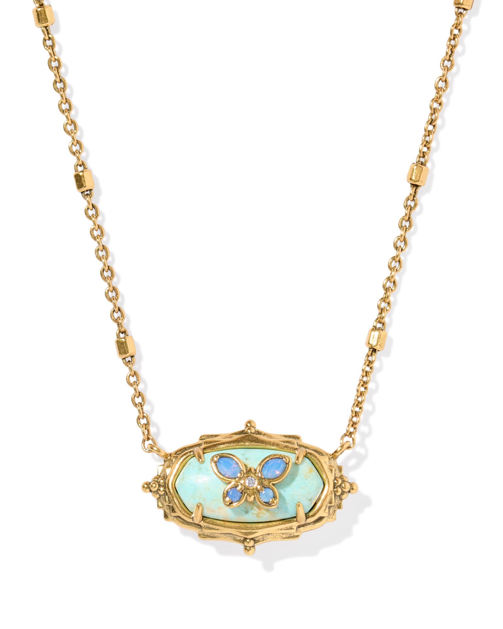 Dolly Parton Elissa Butterfly Short Pendant Necklace - Brazos Avenue Market 
