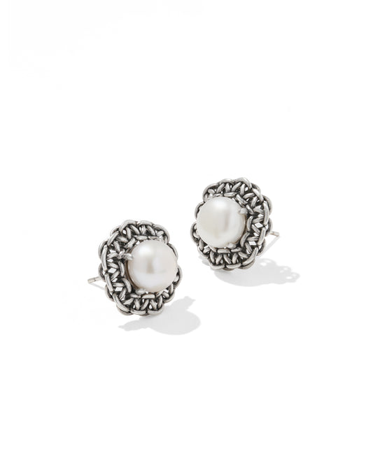 Gabriella Pearl Stud Earrings