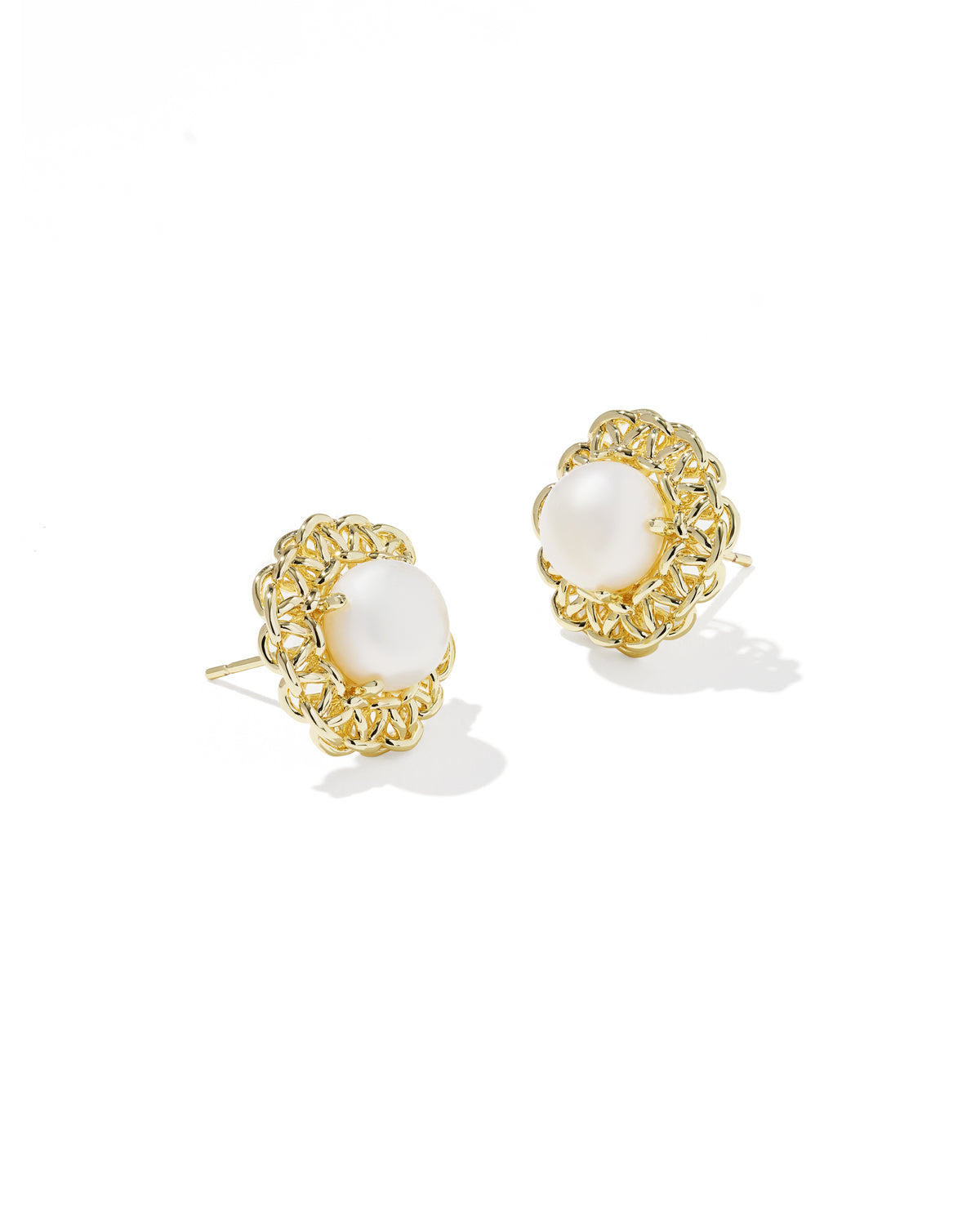 Gabriella Pearl Stud Earrings - Brazos Avenue Market 
