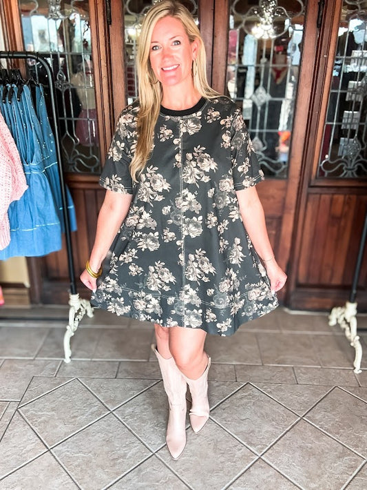 Southern Nights Mini Dress - Brazos Avenue Market 
