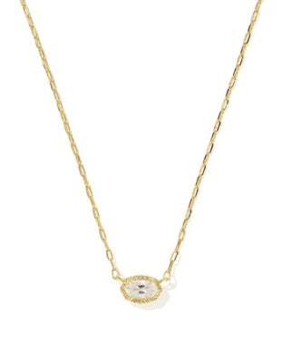 Mini Elisa Luxe Pendant Necklace