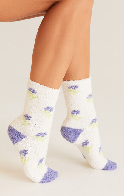 2-Pack Plush Foulard Socks