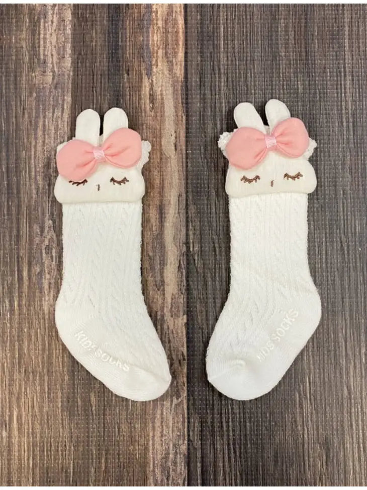 Sweet Bunny with Bow Socks