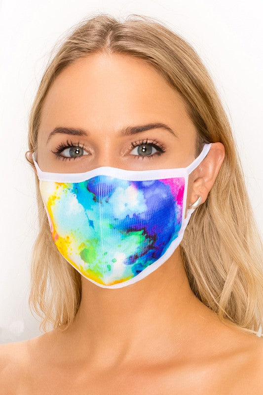 Tie Dye Face Mask - Brazos Avenue Market 