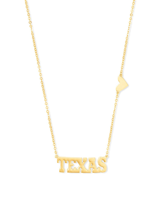 Texas Pendant Necklace - Brazos Avenue Market 