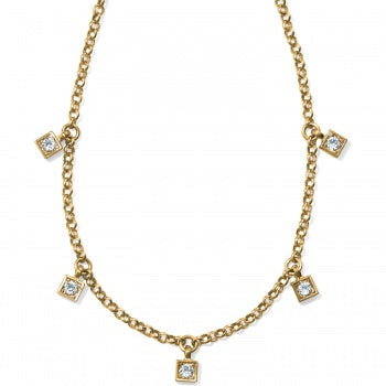 Meridian Zenith Gold Station Necklace - Brazos Avenue Market 