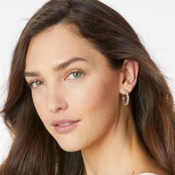 Twinkle Splendor Small Hoops - Brazos Avenue Market 