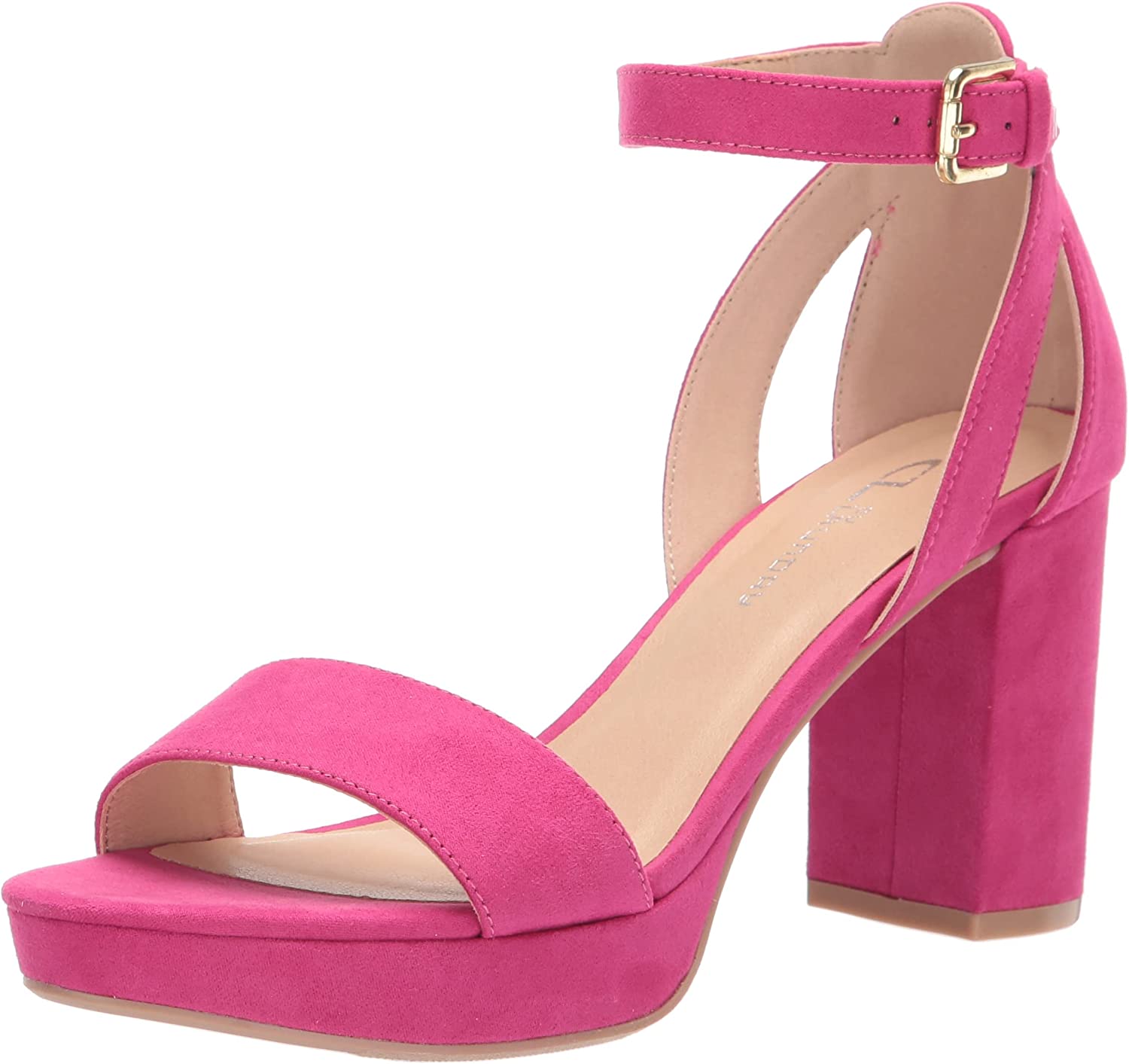 Go On Block Heel Sandal - Hot Pink - Brazos Avenue Market 
