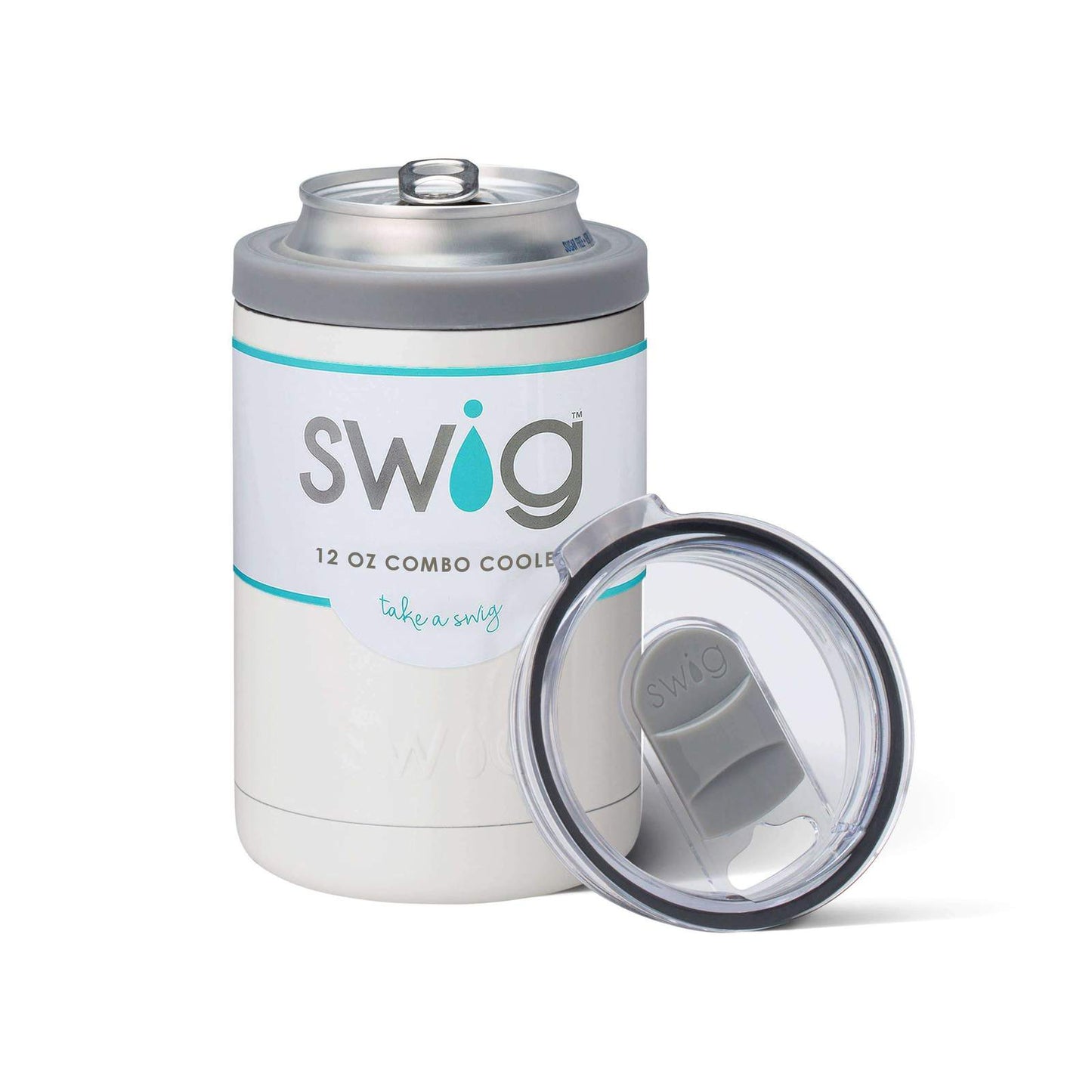 Swig 12 oz Combo Cooler- White