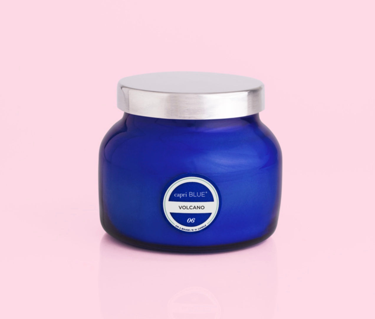 Capri Blue Volcano Blue Petite Jar Candle 8 oz. - Brazos Avenue Market 