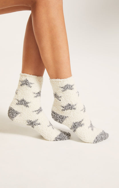 Z Supply Plush Star Socks