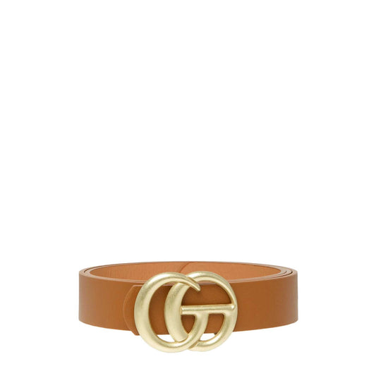 Vintage GO Buckle Classic Faux Leather Belt - Brazos Avenue Market 