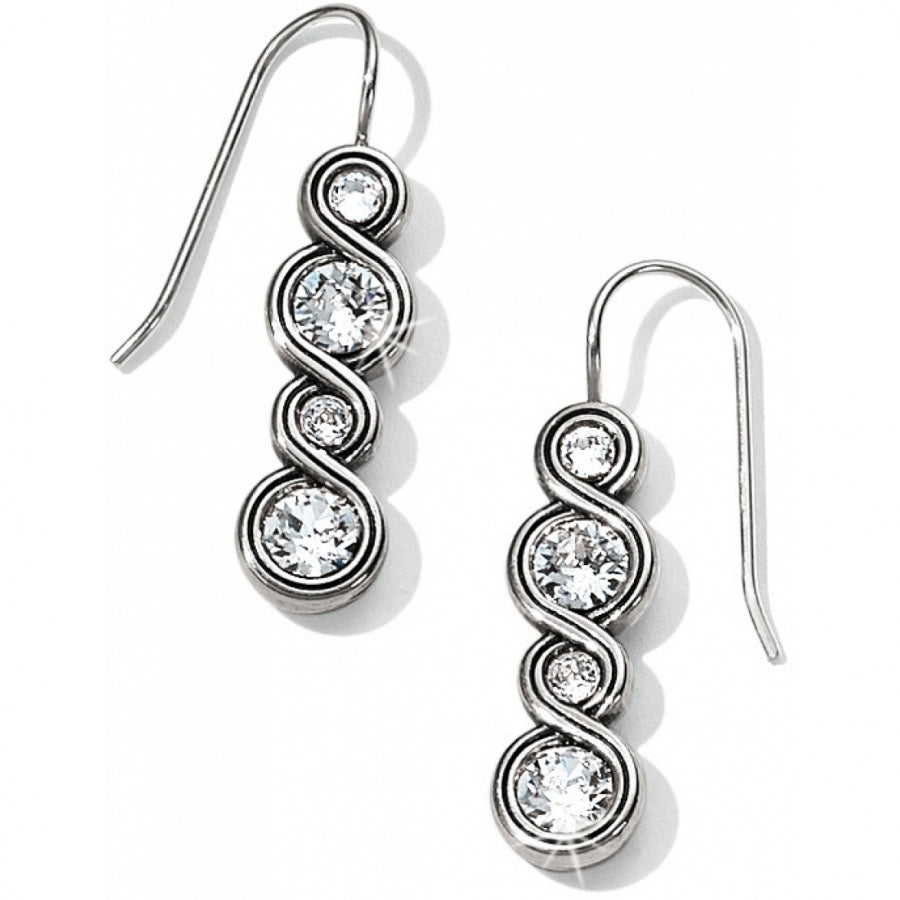 Infinity Sparkle French Wire Earrings