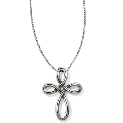 Interlok Petite Cross Necklace - Brazos Avenue Market 