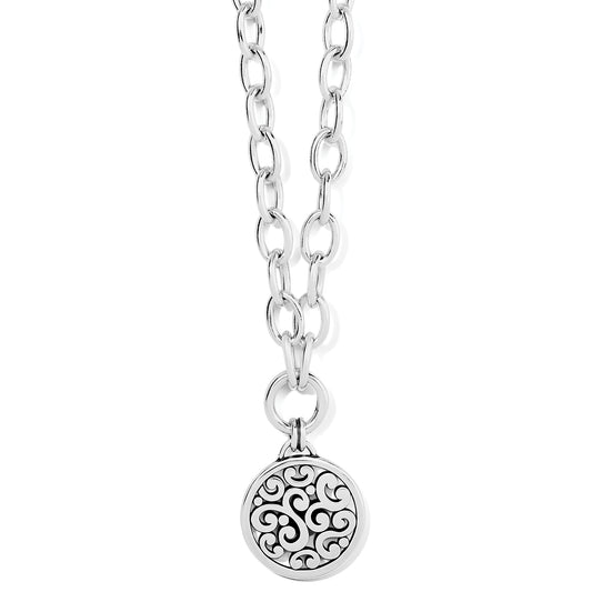 Contempo Medallion Charm Necklace - Brazos Avenue Market 